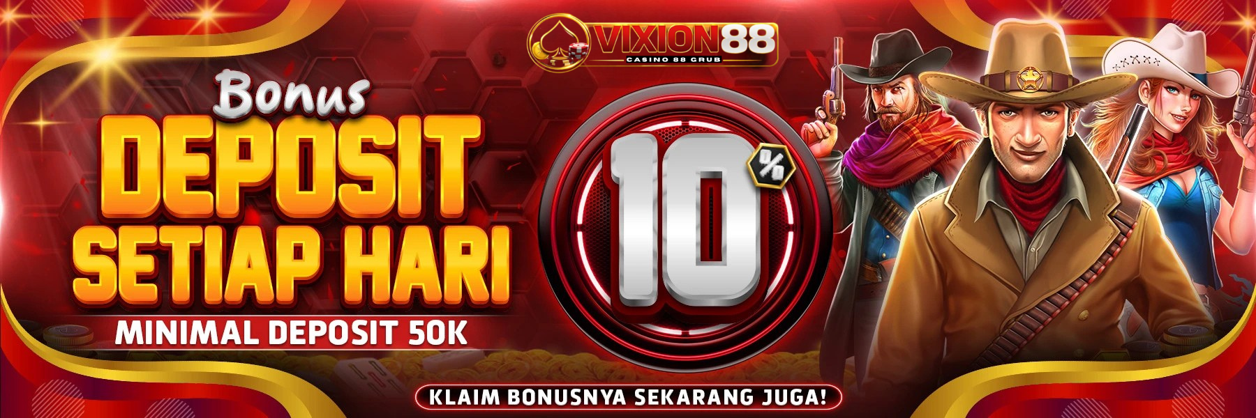 BONUS DEPOSIT 10% SETIAP HARI